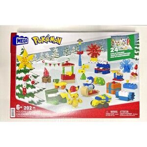 POKEMON MEGA ADVENT CALENDAR GYG99 202 PIECES 24 DAYS,  - NEW!